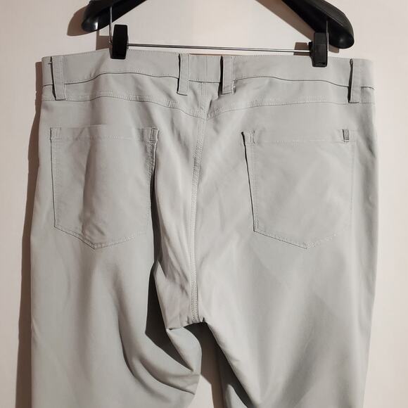 Tasc Performance Tailored Pants Mens Size 38 Gray Straight Leg Bamboo Blend - Picture 5 of 11